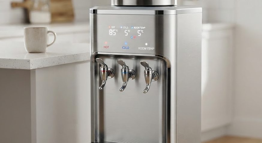 Steel Water Dispenser — detail view